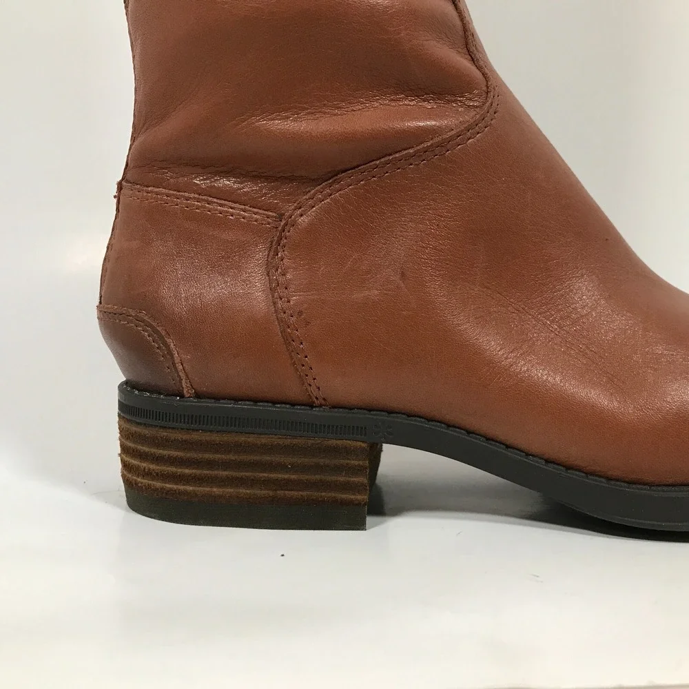 Sam Edelman Penny 2 Womens US 4.5 Riding Boots Brown‎ Whiskey Leather EU 35